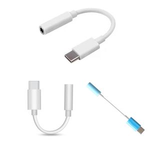 Tip-C için 3.5mm Jack Dönüştürücü Kulaklık Ses Adaptörü Kablo Tipi USB C için 3.5mm Kulaklık Aux Kablosu için Huawei P20 Samsung Hücre Akıllı Telefon için