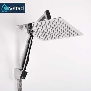 EVERSO 20,3 cm Badezimmer-Regenduschkopf-Set, Decken-Regen-Handbrause, Hochdruck, 210724