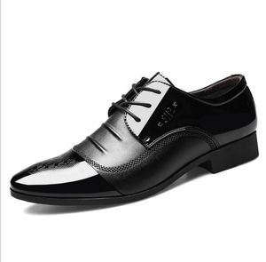 Classic Business Men designer PU Leather Dress Shoes Fashion Elegant Formal Wedding Slip on Office luxurys Oxford Shoe for Mens Boots Plus Size 38-48