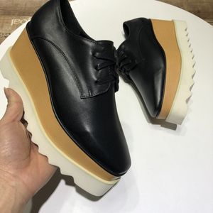 비슷한 항목과 비교해보십시오 여성 부츠 플랫폼 두꺼운 바닥 패션 Elyse Shoe Britt Wedge 레이스 업 플랫 디자이너 하이힐 진짜 가죽 신발 33-41