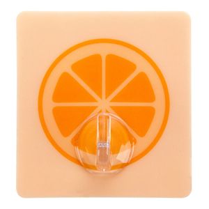 2021 Fruit Seamless Adhesive Hook Waterproof Transparent Strong Stick Hook Kitchen Wall Hanger