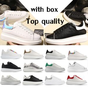 New Casual Shoes Black White Platform Classic Casual Sports 3M Reflective Shoes Mens Womens shoes Velvet Heelback Dress Shoe Sports Top Quality With Box