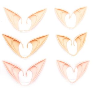 Christmas Party Angel Elven Elf Ears 10cm 12cm Mysterious Pointed Anime Fairy Cosplay Costumes Vampire Soft Halloween Party Decoration