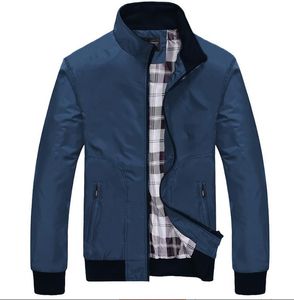 Męskie kurtki Spring and Autumn Fashion Casual Casual Collar Slim Trendy Mężczyzna I11