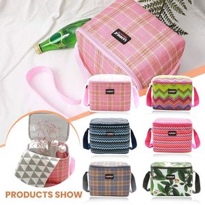Storage Bags Insulated Lunch Bag For Women Men Kids Cooler Adults Tote Food Box Home & Living Bathroom Accessories Housekeeping Orga