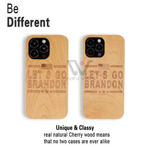 UI Luxary Fashion Wood Phone Falls grossist Anpassa Design Natural Wood Bamboo TPU Cover för iPhone 11 12 Pro Max 13