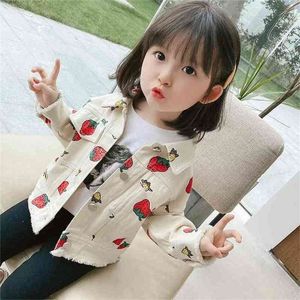 Children's baby windbreaker jacket for winter Autumn kid girls parka kids child Trench Coat Jackets P1038 210622