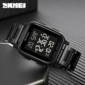 Wristwatches SKMEI Digital Movement Chrono Count Down Watch Men LED Light Display Military 50M Waterproof Electronic Relogio Masculino