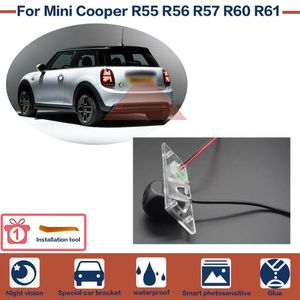 Car Rear View Cameras& Parking Sensors Reverse Backup Camera Starlight Night Vision High Quality Full HD CCD For Mini Cooper R55 R56 R57 R60