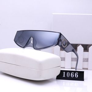 Moda 1066sunglasses Bağlı Lens Büyük Boy Yarım Çerçeve Küçük Perçinler 0667 Maske Güneş Gözlükleri Popüler-Açık Havada En Kaliteli Kutusu Ile