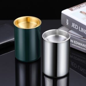 Car Ashtray With Lid Smokeless Ash Holder Windproof Automatically Extinguished Easy Clean Smoking Accessories KDJK2107