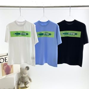 2022 Yaz Paris Tasarımcısı Tişörtleri Erkek Klasik Mektup Baskı T Shirt Moda T-shirt Rahat Unsex Pamuk Tees-5XL # 128 Tops