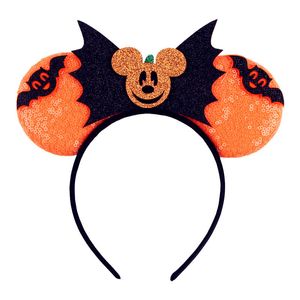 15 Cores Halloween Headbands Mouse Orelhas Zombie Fantasma Headband Children's Festa de férias Cosplay Vestir Acessórios para Cabelo Acessórios Grátis Navio 30pcs