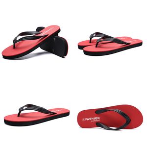 Män Slide Slipper Sport Röd Designer Casual Beach Skor Hotell Flip Flops Sommar Rabattpris Utomhus Mens Tofflor