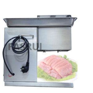 Máquina automática do fatiador da carne de 220V para o peito de frango da carne de porco da carne cozinhou a fatia picada picada