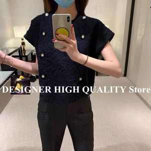 Retro Kurze Batwing Hülse Lose Poncho Tweed Jacke Frauen 2021 Frühling Zweireiher Einfarbig High-end-Mantel Outwear frauen Jacken