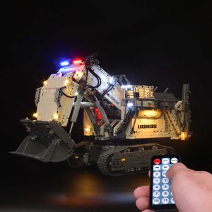 LED Light Kit för 42100 Technic Liebherr R 9800 Grävmaskin Toy Lighting Set Endast DIY Leksaker Set (ej inkluderat byggstenar) Q0624