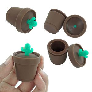 Potted silicone smoking outdoor indoor cigarette container compact tobacco carrier