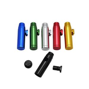 Novo tipo de tubo de bala conveniente e conjunto de cigarros de exportação de metal Mini snuffer