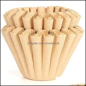 Coffeeware Kitchen, Dining Bar Home & Garden Coffee Filters Hand Punch Filter Cup Paper Papers Wooden Cake Type Wave Tools Drop Delivery 202