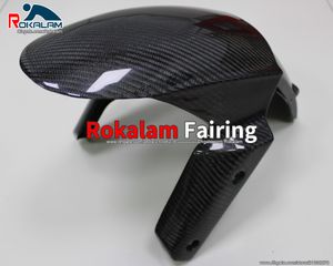 Für Kawasaki Z800 2013 2014 2015 2016 13 14 15 16 Real Carbon Fiber Kotflügel Vorne Kotflügel Hugger Motorrad teile