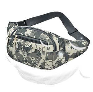 Outdoor Men Women Chest Bag Camouflage Gym Fitness Sport waist Bag Large Capacity Hiking Cycling Camping Sling Chest Pack Shoulder Bags