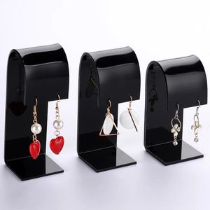 Sacchetti per gioielli, borse 3 pezzi/set porta orecchini acrilico curvo orecchini espositore espositore accessori strumento pografico