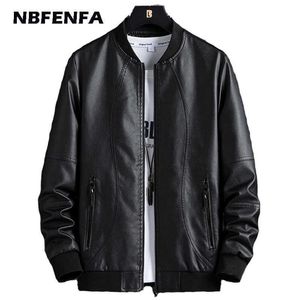 Homens jaquetas de couro falso pu casacos bombardeiro masculino outwear outwears outdoor esporte windbreaker jaqueta homens sólidos roupas lx128 211009