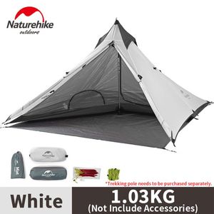 Naturze Wahehike Sifing namiot kempingowy 1 osoba Outdoor Ultralight 20D silikonowy nylonowa podwójna warstwa NH17T030-L TENTY I SLEZENTY