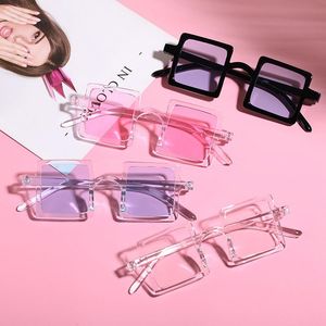 Sunglasses Summer 2021 Kids Fashion Square Shape Frame Girls Boys Sun Glasses Shades UV400 Outdoor Toddler Infant Eyewear