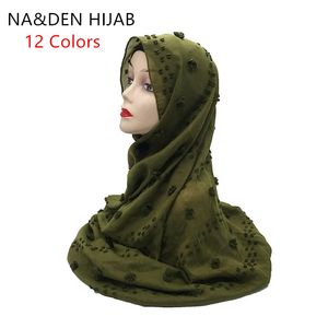 1PC Viscose Solid oversize shalws Muslim hijab Lady wrinkled wraps Women fashion scarves Long head muffler Islamic scarf