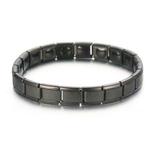 Pulseira magnética expansível para alívio da saúde masculina com pedra de germânio e corrente