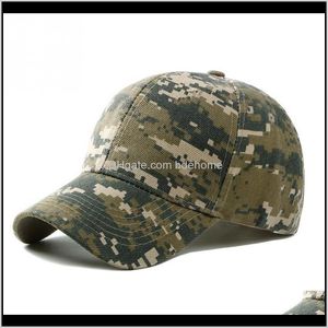 Bonés Bonés Chapéus, Lenços Luvas Moda Aessórios Drop Ergents 2021 Homens Mulheres Exército Camuflagem Camo Casquette Escalada Beisebol Cap