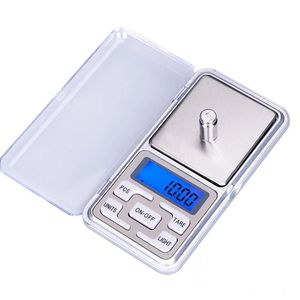 Hochpräzise medizinische Lebensmittel-Schmuck-Küchenwaage, elektronische LCD-Anzeige, Mini-Taschen-Digitalwaage, 100/200/300/500 g, 0,01/0,1 g