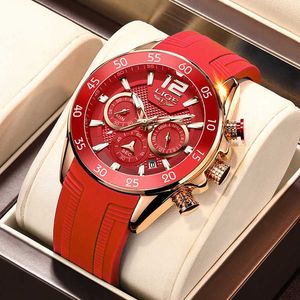 Relogio Masculino Sport Herrenuhren LIGE Top Marke Luxus Silikonuhr Männer Quarzuhr Wasserdichte Armbanduhren + Box 210527