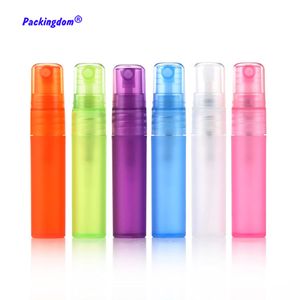 100 stücke Kleine Parfüm Zerstäuber Stift Kunststoff Flasche Nebel Spray Probe Container Leere Verpackung Kosmetische Rohr Sprayer Flaschen 5 ml