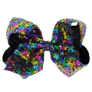 Bow Knot Glitter Paillette Hair Clip Barrettes Baby Barn Bobby Pin Hairpin Hairs Dress Fashion Jewelry