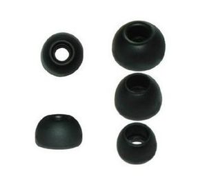 2021 Nave libera 1000 paia Nero Bianco Trasparente SML Silicone In-Ear Auricolare Auricolare Auricolari Bud Tips Auricolari Auricolari Tappi per le orecchie