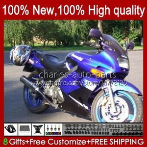 Bodys för Kawasaki Ninja ZZR250 ZZR-250 90 91 92 93 94 95 96 97 98 99 karosseri 54HC.176 ZZR 250 CC 1990 1991 1992 1993 1994 1995 1996 1998 1999 OEM Fairings Factory Green Green