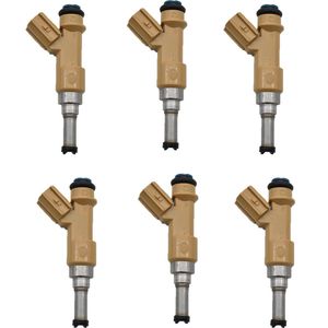 6pcs/lot Fuel Injector Nozzle For TOYOTA Land Cruiser Prado 23250-31100 23250 31100 2325031100 23209-39215 23209 39215 2320939215