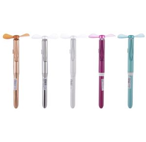 Metall-Kugelschreiber Mini-Lüfter als Geschenk für Studenten, tragbare Taschen-2-in-1-Handstifte SN2523