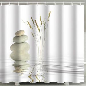 Duş perdeleri modern basit perde polyester sanatı basit moda ayrı yıkanabilir douchegordijn banyo dekor di50yl