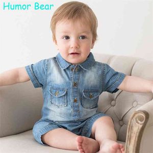 Jumpsuits Baby Boy Clothing Cowboy Rompers Gentleman Style Casual Clothes Children 210611