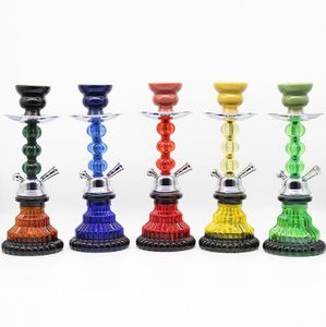 Hookah shisha bong conjunto de tubulação de água fumar tigela cerâmica haste árabe vaso acrílico ferramentas mangueira abóbora diamante 3 estilos acessórios ferramenta