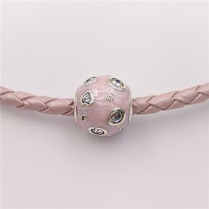 Smycken Making Kit Pearlescent Pink Dreams Charms Pandora Silver Wanderer Armband Hårband För Kvinnor Män Kedja Pärla Stenbock Halsband Hänge Present 797033S153