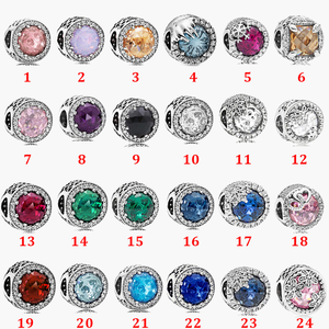 Fina jóias autêntica 925 esterlina prata bead apto pandora charme pulseiras opala magnólia azul série série beads amor coração segurança cadeia pingente diy pérolas