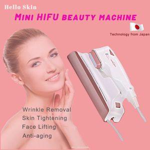 Высокая экономичная мини-салон красоты Hifu Beauty Beauty Sleating Face Lifting с тремя слоями глубины одним зондовым оборудованием