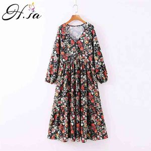 Women Summer Long Maxi Vestidos Sleeve Floral Party Dresses Floor Length Beach Roube Mujer 210430