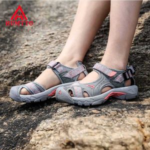 Humtto Outdoor Womens Sandals Mesh Oddychające Buty turystyczne Sandały Sportowe Buty Trekkingowe Sneakers Plaża Aqua Water Shoes Y0714