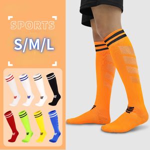 Fußball-Softball-Baseball-Socken für Jugendliche, Kinder, Erwachsene, über der Wade, Multi-Sport-Socken, gepolstert, S/M/L